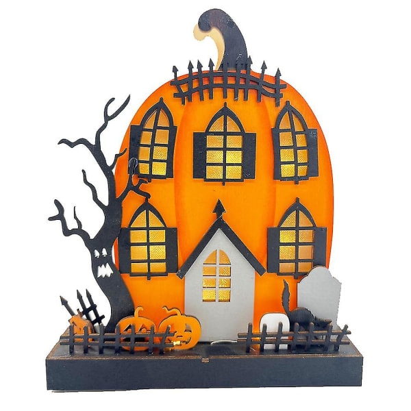 Kreative glødende hyttedekorationer - Halloween græskar Tiny House Decor