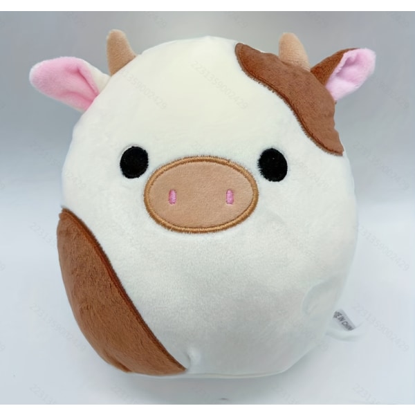 20 cm Squishmallow-tyyny pehmolelu PINK DOG PINK DOG Cow brown and white