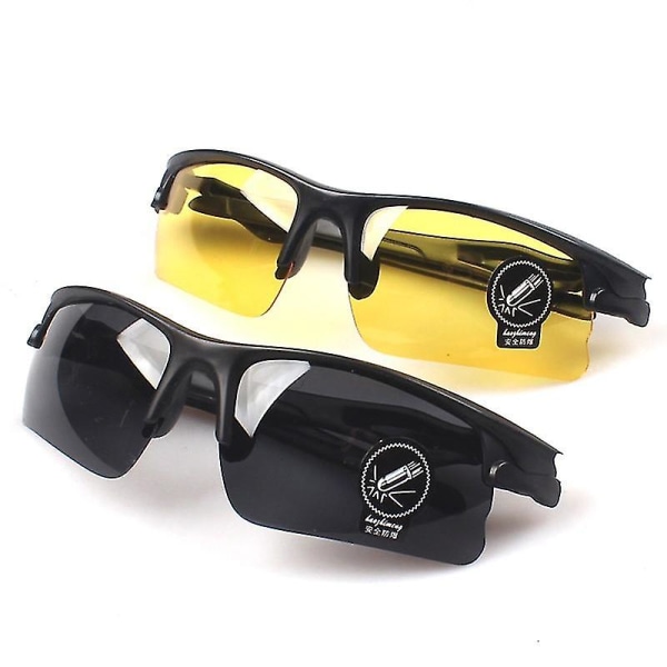 Mænd, der kører polariserede solbriller Hold dine øjne mod vind og støv Stor pc-ramme nat