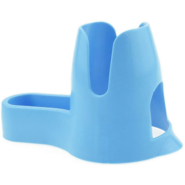 3 i 1 Hamster Hängande Vattenflaska Husdjur Automatisk Dispenser med Bas för Hamster Möss Igelkott (80ml, Blå) blue