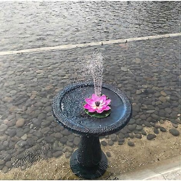 Lumme/Lotus Sammal Kukka Aurinkopumppu Kelluva Lampi Koristeellinen Lotus Aurinko Vesi Ulkokoristelu Patio Puutarha Uima-allas
