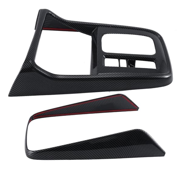 1 set Car Carbon Fiber Central Control Gear Shift Panel Decal Interior Modification För -v 2022 202