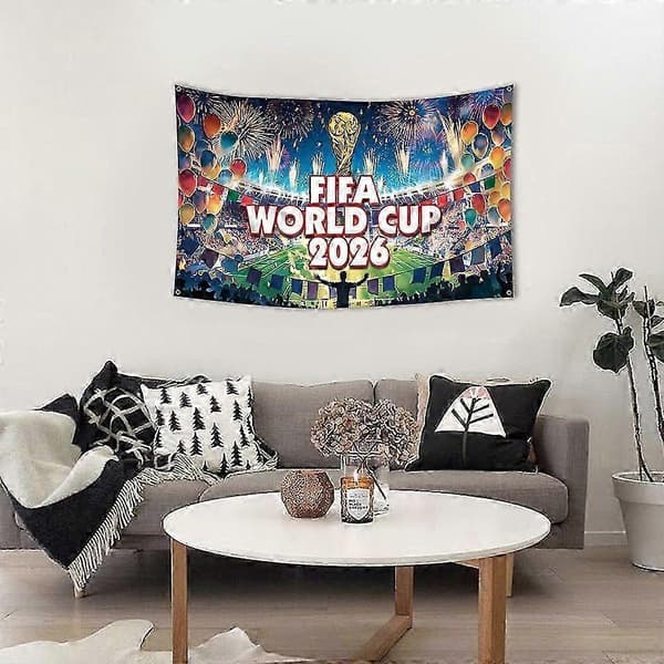 VM 2026 - 1: Hængende Flagbanner 60*90cm