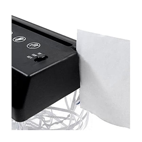 Bärbar Elektrisk Pappersförstörare USB-Driven Förstörare Klippverktyg