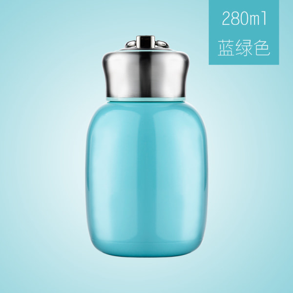 280ML Mini Cute Coffee Vakuum Flasks Termos Rustfritt stål Reise Dr blue