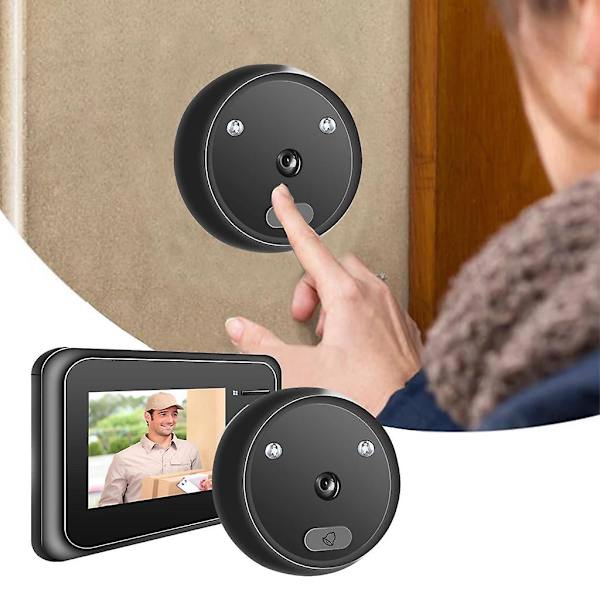 Trådløs videodørklokke sikkerhedskamera lyd intercom