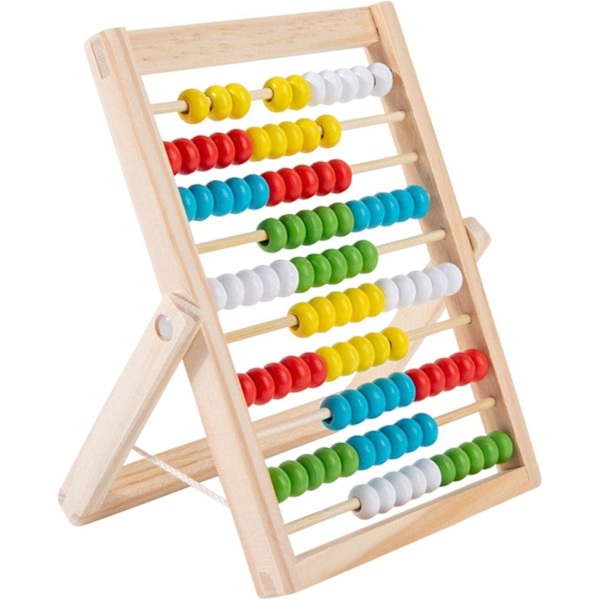 Træ Abacus, Lærende Tælleramme Legetøj Drenge