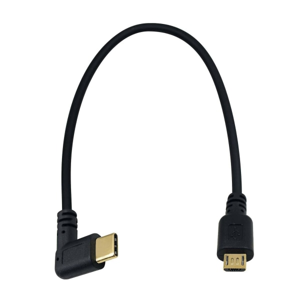 25 cm Dataadapter Type C til Mini Micro 5 Pin USB Kabel OTG Converter High Speed