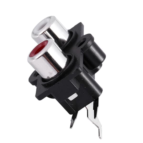 10 stk PCB-monterede 2-position Stereo Audio Video Jack RCA-hun-stik