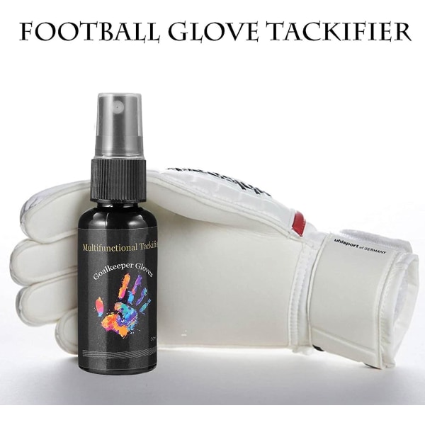 Maalivahti Glove Spray - 30 ml Liukumaton Grip Boost -jalkapallo G