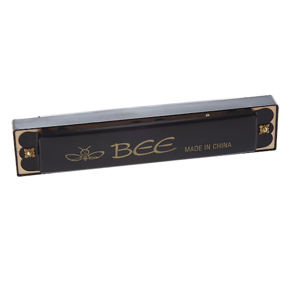 Børns Musikalske Instrument 32 Huller Metal Bi Harmonika Mund Sort
