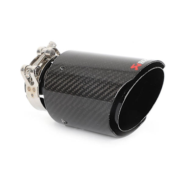 Bimirth 4\" Akrapovic Gloss Carbon Fibre Eksosrørspisser X2 Universal Endestuss