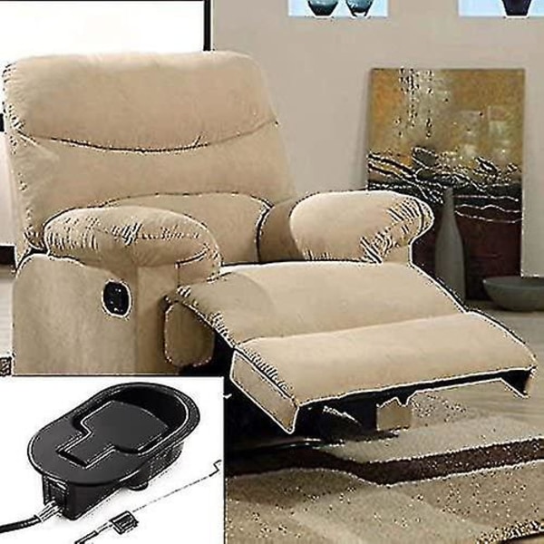 Recliner Reservedeler - Universal Black Metal Pull Recliner håndtak med kabel - Passer Ashley og Major Recliner Brands Couch Style Pull Chair Rele