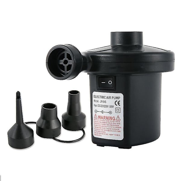 Bærbar Elektrisk Luftpumpe Dc 12v/ac 230~240v Rask Fylling Elektrisk Oppblåsbar Luftpumpe For Oppblåsbare Luftmadrasser Lekeputer Basseng Flytende Seng
