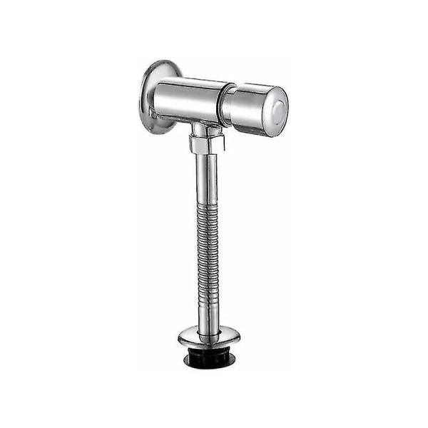 Wall-Mounted Chrome Urinal Flush Valve ¨C Manual/Auto Shut-Off