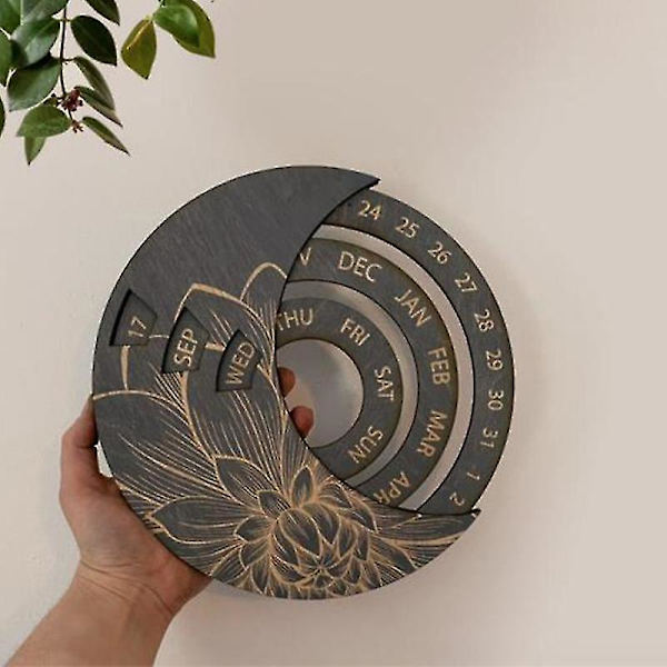 Multifunksjonell trekalender Rund evighetskalender Studie skrivebordskalender
