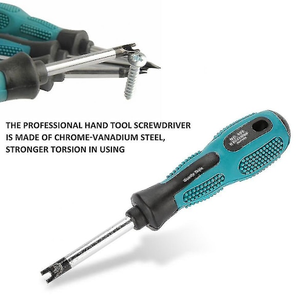 Skrutrekkersett, U-gaffel skrutrekker 4 stk. / sett U-gaffel skrutrekker magnetisk skrutrekker spor