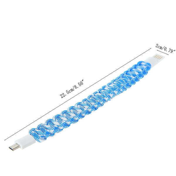 Micro USB Hurtigoplader Kabel Opladning Ledning Synkronisering Dataoverførsel Tråd Bærbar