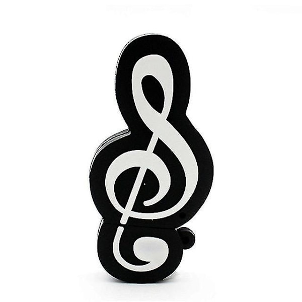 Musikinstrument Cartoon USB-minne 32g/64g/128g E 32GB