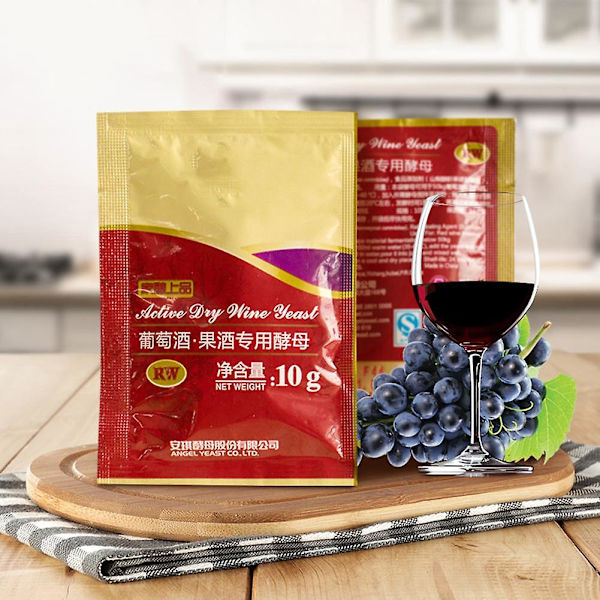 10g Vingærgær Fuld Fermentering Tørgær Til Vin Diy RW10g