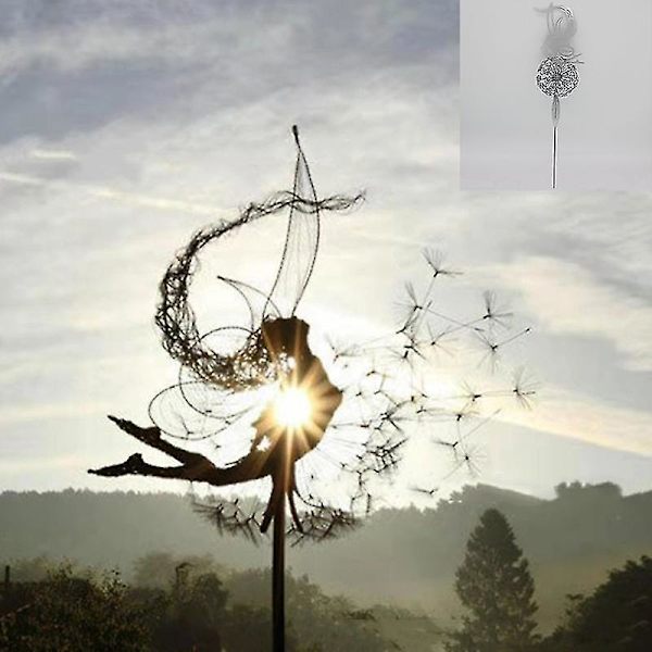 Have Dandelions og feer dans sammen i haven P10