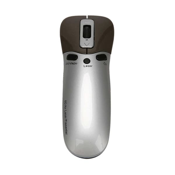 3-i-1 Multifunktionel 6D Trådløs Luftmus + Pointer Pen + Præsentationsenhed til PPT Undervisning, Konference, Tale til PC, Smart TV, Laptop