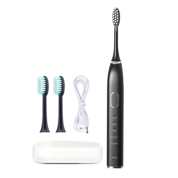 Elektrisk tandbørste med 8 børstehoveder til voksne, genopladelige elektriske tandbørster style 3