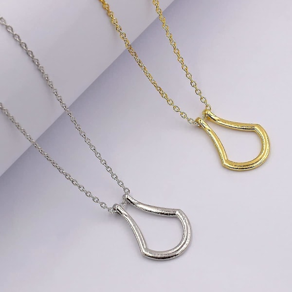 Ringhållare Halsband för Kvinnor Flickor Ringhållare Halsband för Fru Flickvän Mamma Ringhållare Hänge