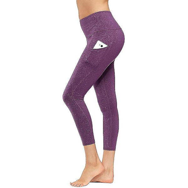 Sportbyxor Kvinna, Sport Leggings Opak Fitnessbyxor Tights Yogabyxor