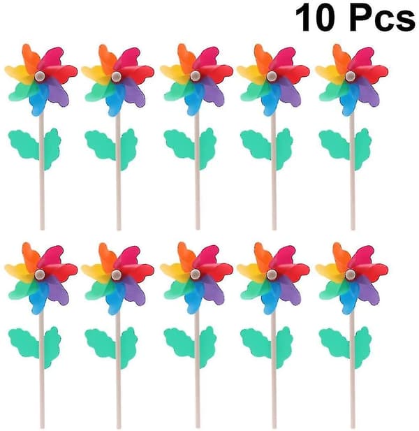 10 stk vindklokker vindmølle vindmølle, 12 cm