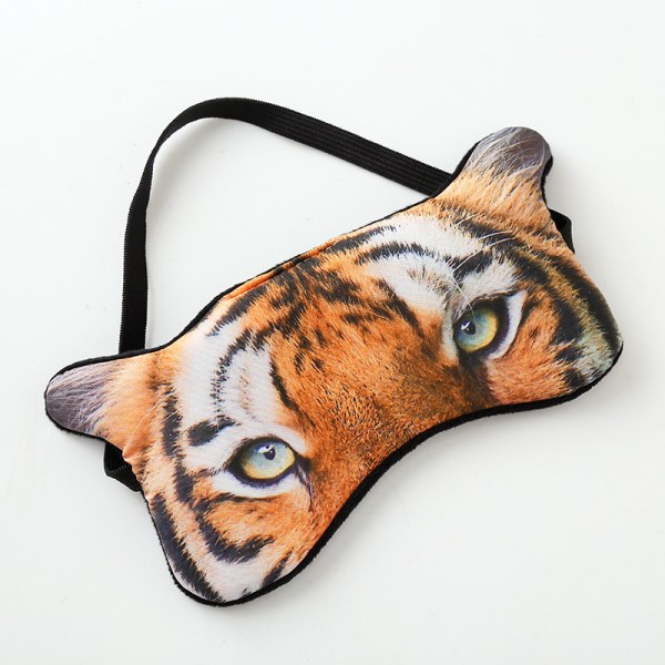 3d ögonmask för sovande kvinnor Resor Hemmakontor Cover Sovblind tiger
