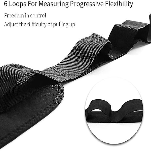 Yoga Stretchband, Fotledsligamentsträckare med Slingor, Ligamentsträckband, Fitnessbenssträckare för Plantar Fasciit, Fotsträckhjälp