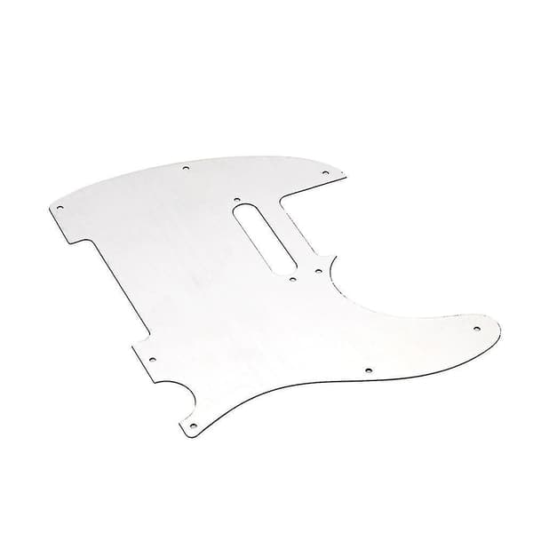 1 st Tl Elektrisk Gitarr Pickguard 8 Håls Metall Scratch Plate