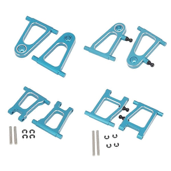 8st Metall Främre & Bakre Fjädringsarmar Swing Arm Set för TT-01 TT01 TT-01E TT01E 1/10 RC Bil Uppgraderingsdelar