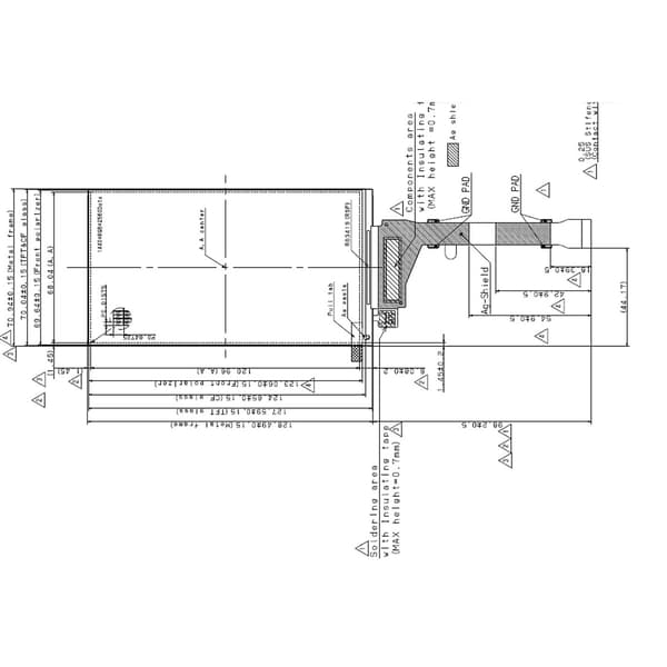 Til Sharp 5,5 tommer Ls055r1sx04 1440x2560 2k LCD-skærm Controller-kort
