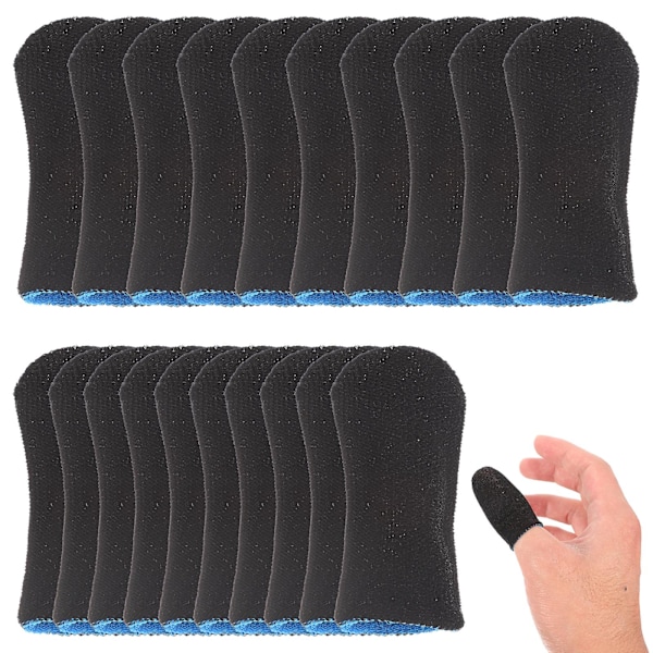 10 Par Stickade Vantar Finger Gaming Sleeves Telefonspel Finger Sleeve Gaming Mobilspel Fingerhandskar