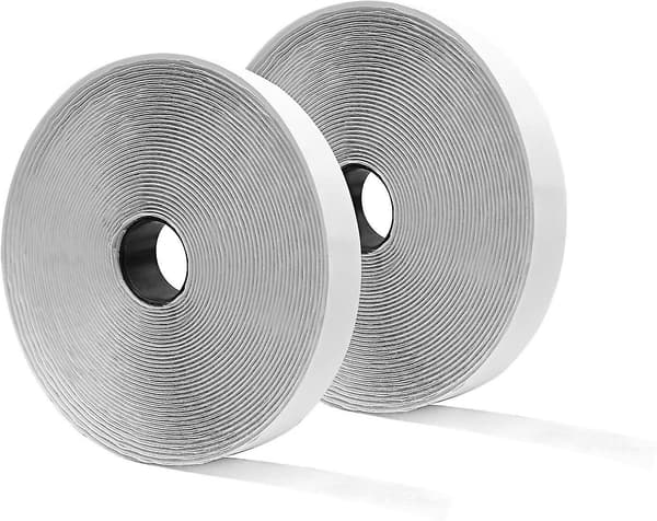 25 Meter X 20mm Selvklebende Borrelås, Selvklebende