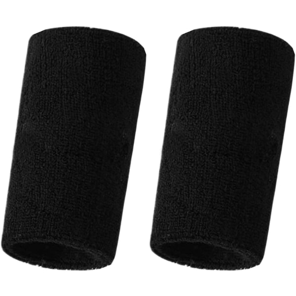 6 Inch Wrist Sweatband Sport Wristbands Elastic Athletic Cotton Wrist Bands