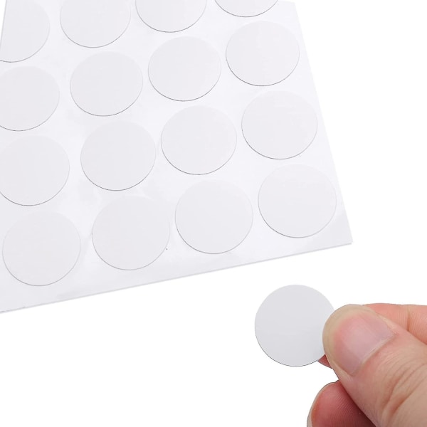 560 Pieces Screw Covers White, 140 In 1 Self-adhesive Screw Hole Covers Sticker Acsergery Gift