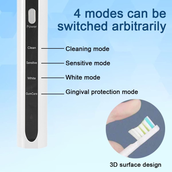 Sähköhammasharja Ladattava sähköhammasharja, 1 yksikkö style 2