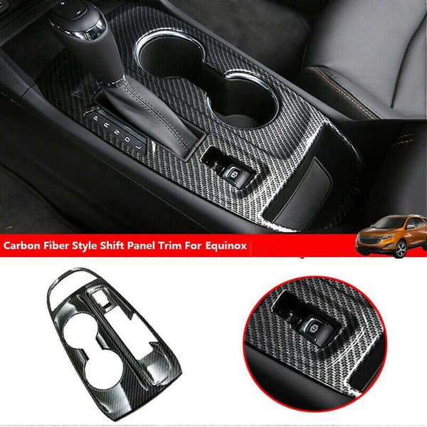 Til 2018-2021 ABS Kulfiber Konsol Gearskifte Panel Trim