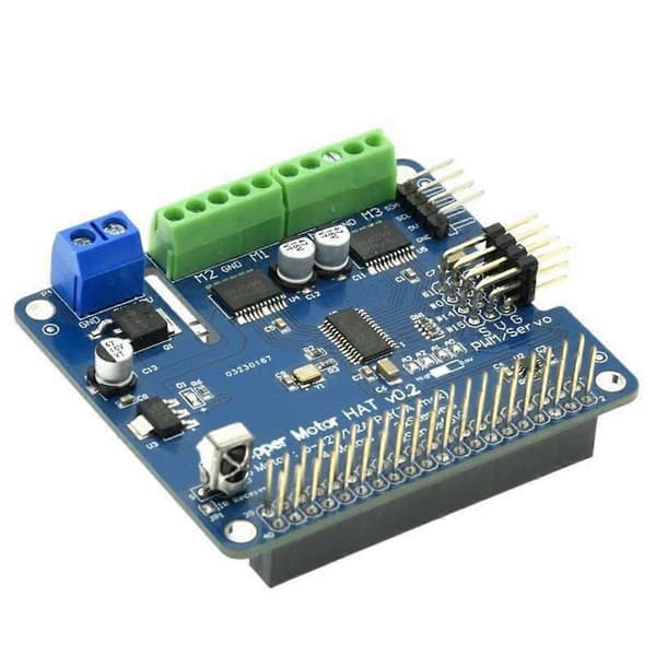 Stepper Motor HAT V0.2+Robot Udvidelseskort Stepper/Motor/Servo til 3B/3B+