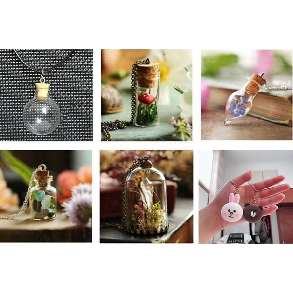 Lille mini-skrueøjne-stiftkrog - til smykkefremstilling, korkflasker, harpiks, perler og mere