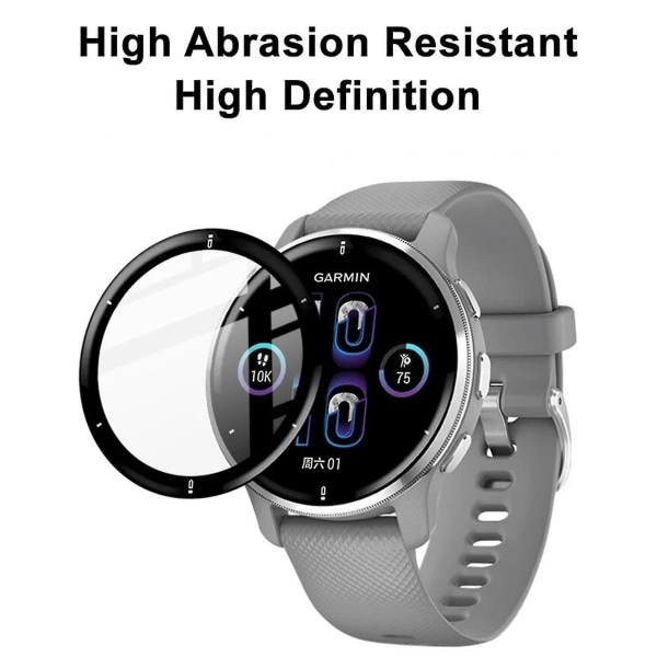 Garmin Venu 2/2 Plus/2s 3d -kaareva reuna pehmeä täyspeitto