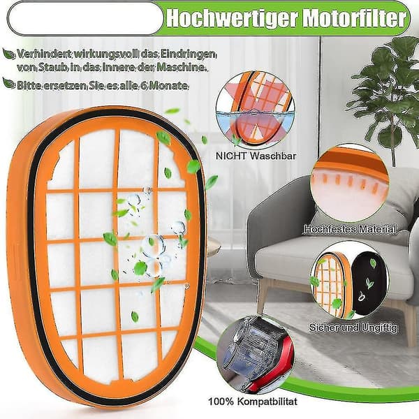 4-pack filter till Philips Speedpro Max Aqua Handheld Fc6812