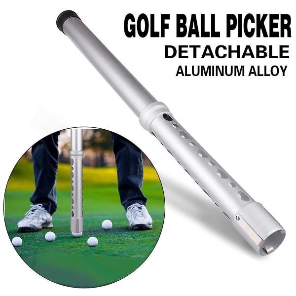 Premium Golf Ball Retriever Professionel golfboldplukker Holdbar aluminiumslegeringsrørsamler Gol