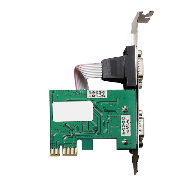 PCIe til to serielle porte RS232 interface industrielt computerudvidelseskort