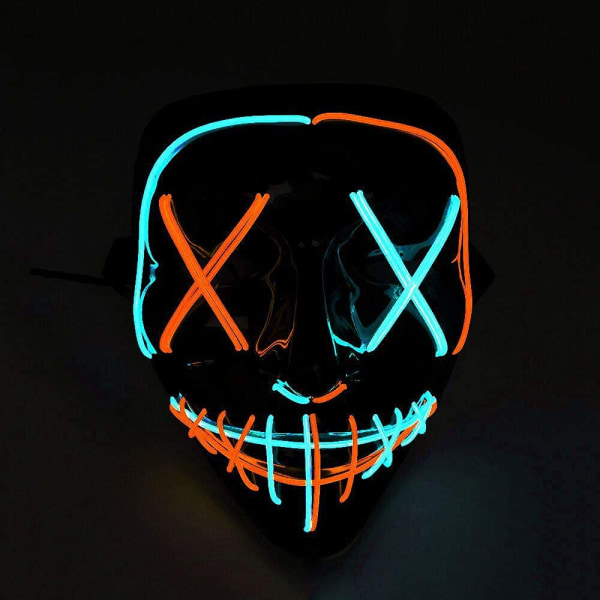 Mask LED Light up Mask Scary mask for Festival Cosplay  Costume Masquerade Party Carnival Gifts