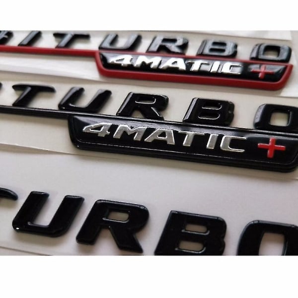Gloss Black Letters Glc43 Glc63 Glc63s V8 Biturbo 4matic+ Fe