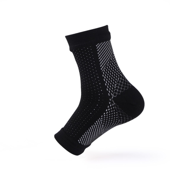2 par sokker med åpen tå Black and white dot S/M